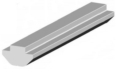 Profil aluminiu special tip T compatibil ITEM I8 NP