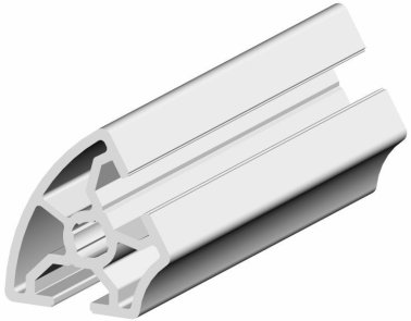 Profil aluminiu tesit industrial 30x30x60° Canal 8