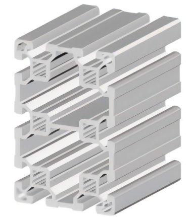 Profil aluminiu standard industrial 80x120 LIGHT Canal 10