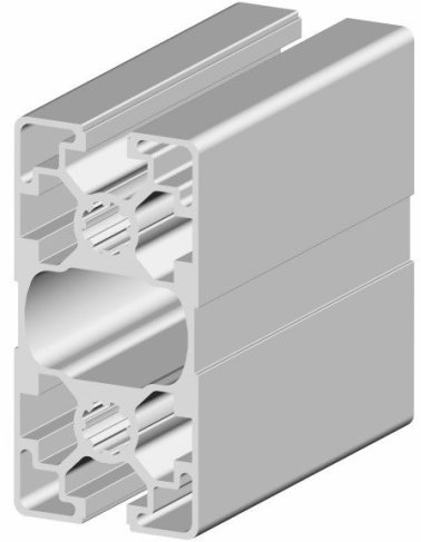 Profil aluminiu standard industrial Sistem 45x90L2NP LIGHT Canal 10