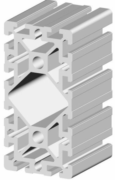 Profil aluminiu standard industrial 90x180 LIGHT Canal 10