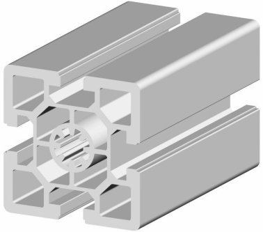 Profil aluminiu standard industrial Sistem 60x60 Canal 10