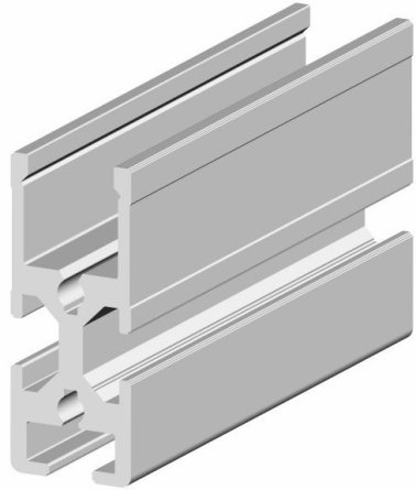 Profil special aluminiu standard industrial 55x22.5 Canal 8