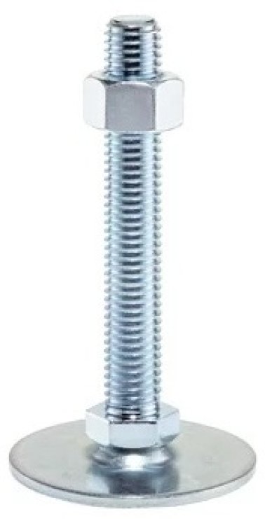 Picior de sustinere cu tija filetata din otel zincat M10 d1=40 mm EH 22593.0035