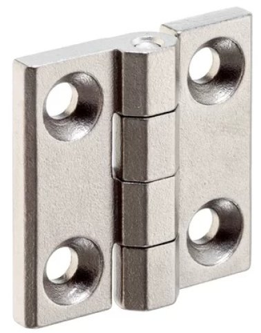 Balamale cu gauri de montaj din INOX A4 b1=60 mm EH 25160.1320