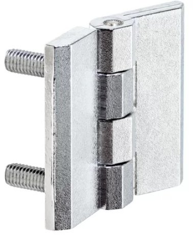 Balamale cu filete de montaj din zinc turnat sub presiune cromat b1=40 mm EH 25160.0050