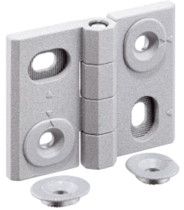Balamale ajustabile pe inaltime si latime din zinc turnat argintiu b1=64 mm EH 25161.0140