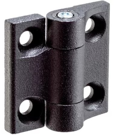 Balamale cu frictiune reglabile negre b1=60 mm EH 25160.0510