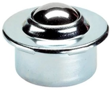 Rola cu bila carcasa otel zincat bila din INOX d1=12.6 mm EH 22750.0020