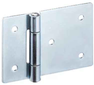 Balamale cu o aripa prelungita cu gauri din tabla zincata b1=90 mm EH 25165.1080