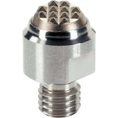 Opritoare oscilante, cu bilă din oțel călit, striat și autoresetabil/cu filet exterior, bilă teşită, suprafaţă cu striaţii | d1=13 mm / d2=M6 / oțel inoxidabil | 22731.0390