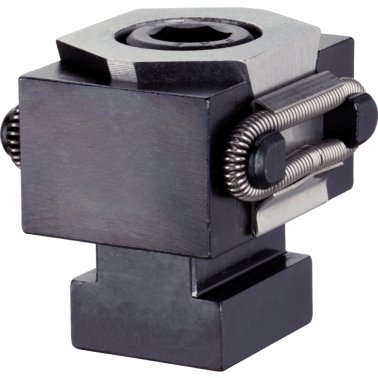 Dispozitive conice de fixare, plat / cu striații, M12/falcă de fixare, cu suprafață plană pe ambele fețe | 23250.0511