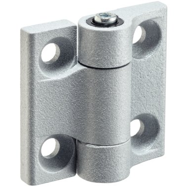 Balamale, cu rezistență la frecare reglabilă | b1=60 mm / argintiu | 25160.0410