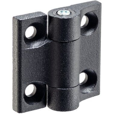 Balamale, cu rezistență la frecare reglabilă | b1=60 mm / negru | 25160.0510