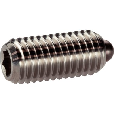 Şuruburi de presiune, cu bolţ şi locaş hexagonal/oțel inoxidabil, forța arcului mărită | d1=M10 | 22030.0350