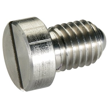 Şuruburi de presiune, cu bilă şi fantă cu cap/oțel inoxidabil, forța arcului standard | d1=M10 | 22050.0944