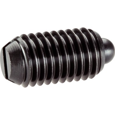 Şuruburi de presiune, cu bolţ şi fantă - INCH/oțel automat, forța arcului standard | d1=1/4-20 | 2B020.0042