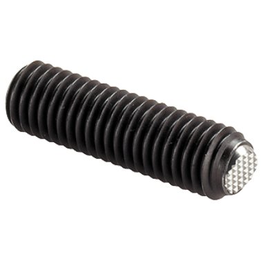 Şuruburi de presiune cu bilă, fără cap, bilă protejată împotriva rotirii/bilă teșită, suprafață cu striații | d1=M10 / l2=25 mm / Oţel tratat termic | 22700.0704
