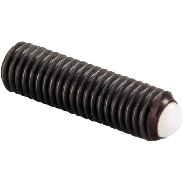Şuruburi de presiune cu bilă, fără cap, bilă plină/bilă plină din termoplastic | d1=M10 / l1=17,7 mm / Oţel tratat termic | 22720.0402
