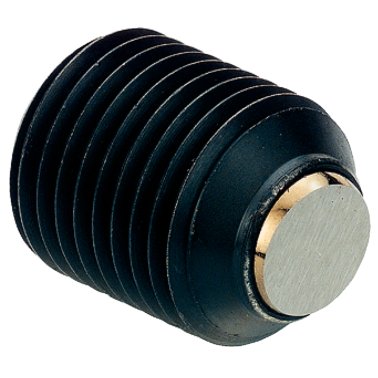 Şuruburi de presiune cu bilă, fără cap, varianta scurtă/bilă teșită, suprafață plană pentru arbori cilindrici DIN 1835 E | d1=M18 x 2 / l2=20 mm | 22720.0682