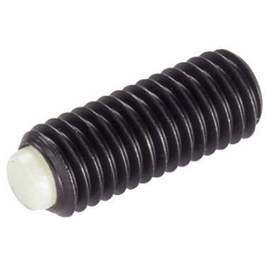 Şuruburi de presiune, cu bolț din termoplast | d1=M6 / l1=~ 17,3 mm / oțel | 22760.0264