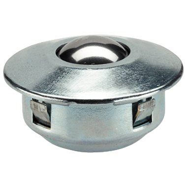 Role cu bilă, cu elemente de fixare/bilă din oțel inoxidabil | d1=24 mm | 22750.0124