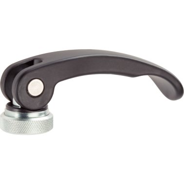 Pârghii excentrice rapide, cu filet interior/cu filet interior, reglabil | l=63 mm / d1=M6 / oțel | 23390.0101