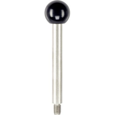 Mâner tip schimbător de viteză/cu buton sferic | d1=8 mm / l1=80 mm / oțel inoxidabil | 24350.0522