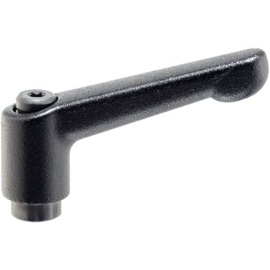 Manetă de fixare ajustabilă, cu filet interior | d1=13 mm / d2=M4 / negru | 24400.0038
