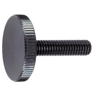 Şuruburi plate moletate, DIN 653 | d1=M4 / l=16 mm / oțel | 24770.0096