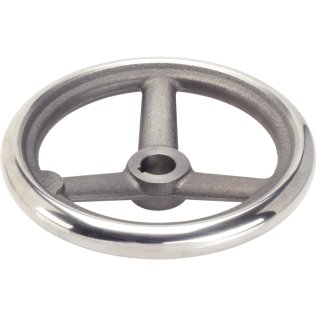 Roţi de manevră, DIN 950 fontă/cu nut, fără manetă, forma N-F/A (anterior A 3) | d1=80 mm / d2=10 mm | 24580.0100