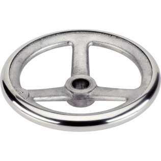 Roţi de manevră, DIN 950 metal neferos/fără canal, fără manetă, forma B-F/A (anterior A 4) | d1=100 mm / d2=10 mm | 24590.0005