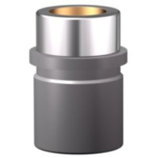 Bucsa de ghidare cu guler otel/bronz cu lubrifiant solid, ISO9448-6, DIN9831 | d1=50 mm