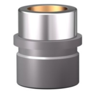 Bucsa de ghidare cu guler otel/bronz cu lubrifiant solid, ISO9448-6, DIN9831 | d1=48 mm