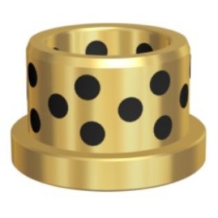 Bucsa de ghidare cu flansa din bronz cu lubrifiant solid | d1=50 mm