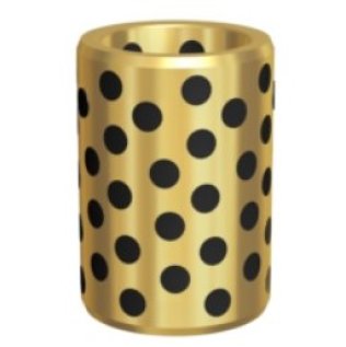 Bucsa de ghidare din bronz cu lubrifiant solid, d1=12 mm