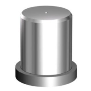 Bucsa de taiere cu guler, cu gaura de start strapunsa | d1=2,5 mm