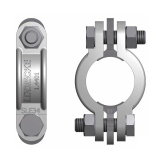 Colier furtun DIN 20039 A din INOX 1.4401 LUEDECKE SLE furtun 19 mm