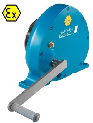 Troliu manual OMEGA ATEX 1000kg cu prindere pe consola