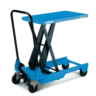 Carucior cu masa de ridicare cu pompa manuala PFAFF HF-SM 150 kg