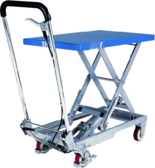 Carucior cu masa de ridicare cu pompa picior PFAFF HX Portanta 750 kg