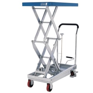 Carucior cu masa de ridicare cu pompa picior PFAFF HX-D Portanta 350 kg