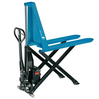 Transpalet cu ridicare sistem foarfeca electrohidraulic PFAFF HU-ES-10-B Portanta 1.000kg H=800mm