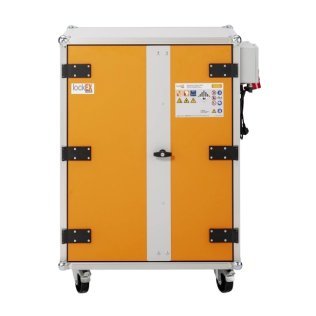 Dulap incarcare baterii litiu-ion lockEx cu role Premium Plus 8/10 400V