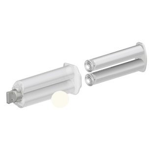 Seringa dubla 2K dozare adeziv bicomponent tip B din PP 25 ml 1:1 Natural