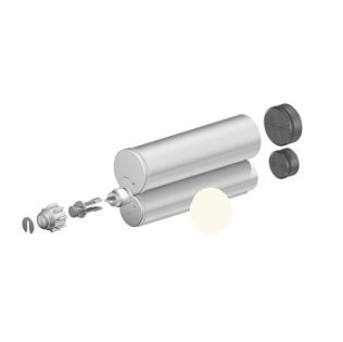 Cartus 2K dozare adeziv bicomponet sistem C din PP 400 ml 2:1 Natural