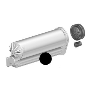 Cartus 2K dozare adeziv bicomponent Sistem S din PP 50 ml 1:1 Negru