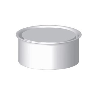 Piston cartus SEMCO 75/180/240/360 ml dozare adeziv din LDPE transparent