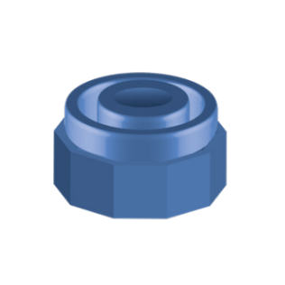 Capac de varf cartus dozare adeziv monocomponent seria 700 din PP albastru