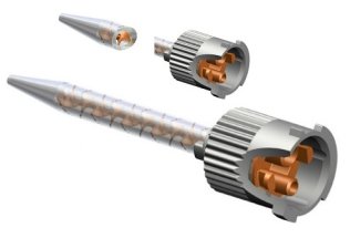 Mixer static Helix MIXPAC Sistem K seria MKHX L=59,7 mm